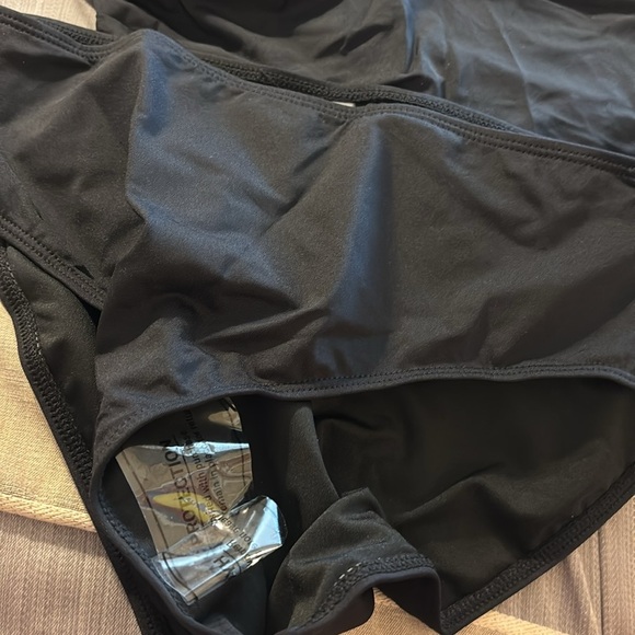 Tempt Me Two Piece Tankini Women One Shoulder Swim Top with Bottom Swimsuits L - Picture 9 of 11